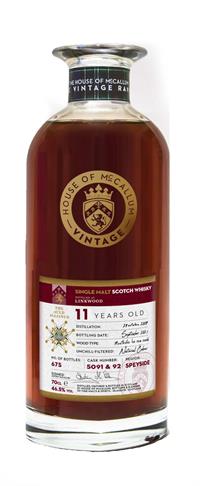 Whisky - McCallum Linkwood 2009, 0,7 l